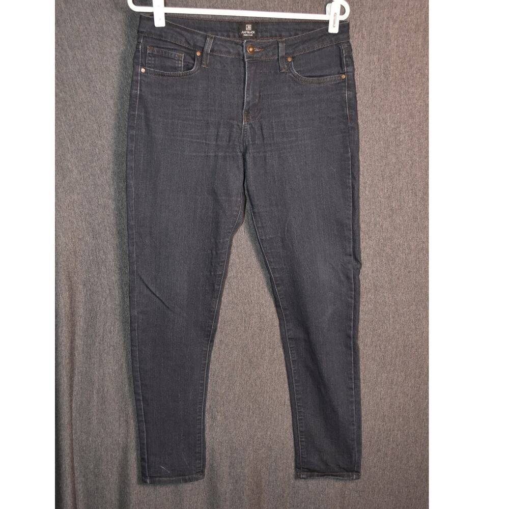 JustBlack Women's 29 Denim Jeans Distressed Dark Wash USA Made